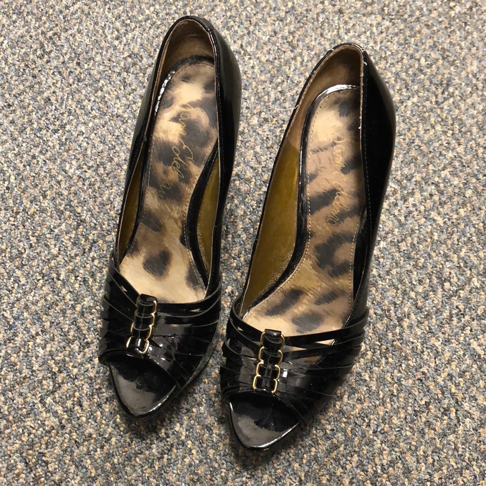 Sam Edelman Black Patent Wedge